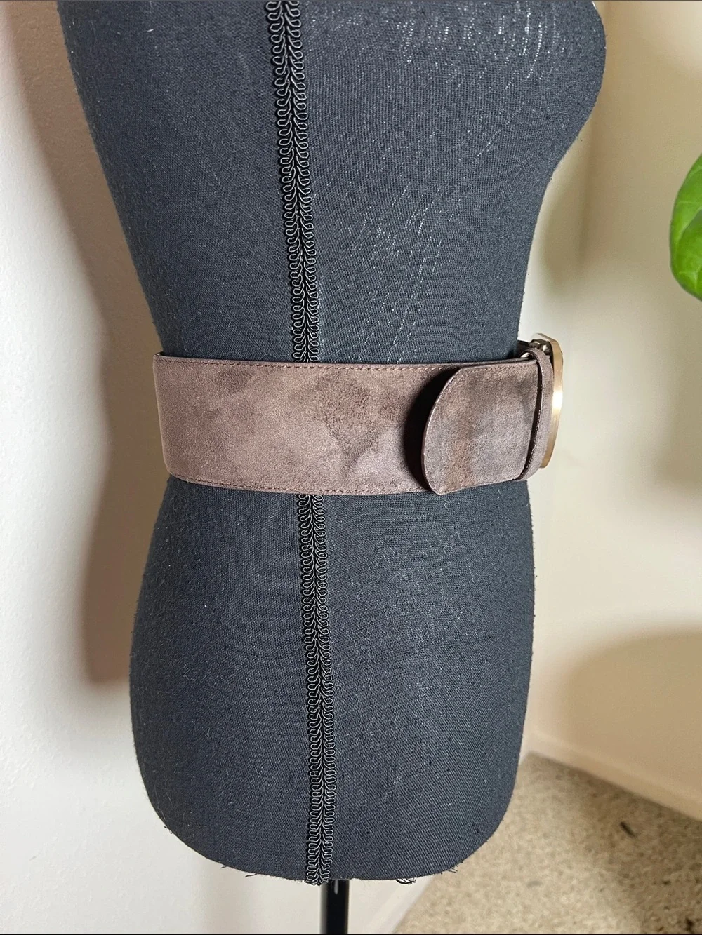 Banana Republic Women’s Wide Vegan Suede Belt in Size XS NWOTs in Espresso